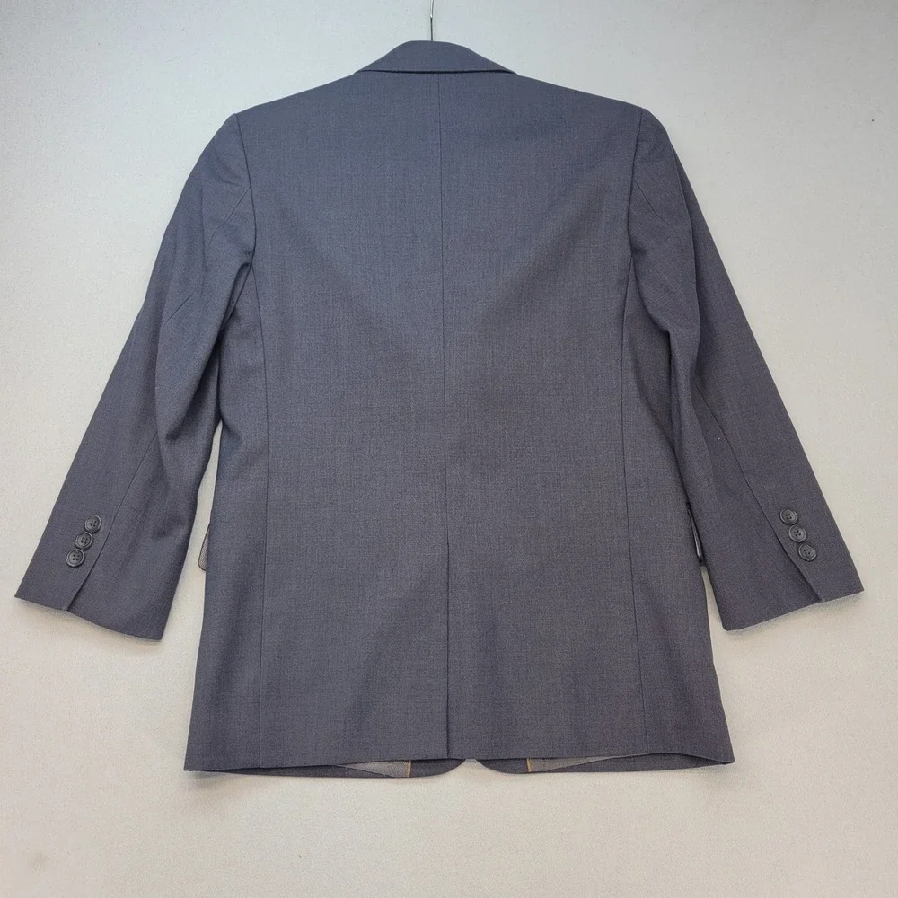 Caravelli Blazer Youth 12R Gray Charles 2B Single Breasted‎ Suit Jacket